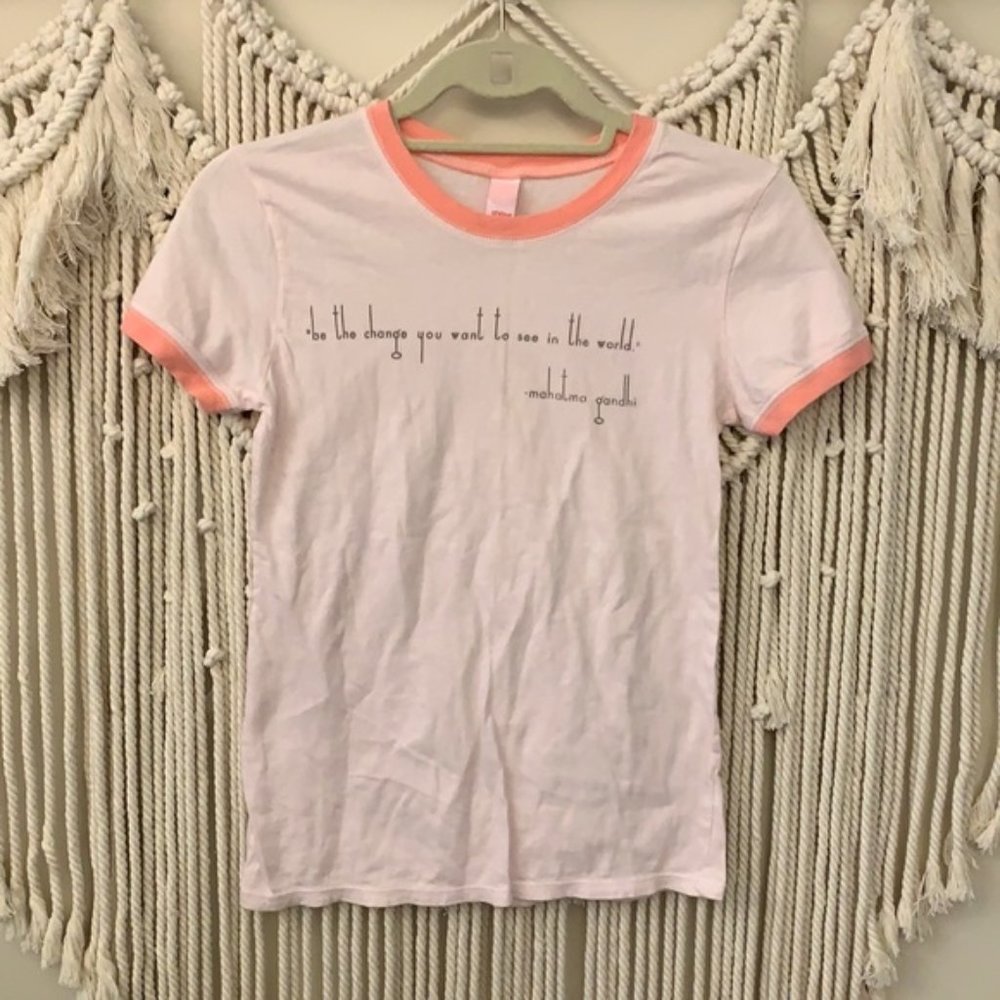 “Be The Change You Want To See In The World” Tee